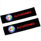 Alfa Romeo Car Seat Belt Covers Shoulder Pads Pair