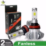 6500K 12V 360 COB Fanless LED Car Light Auto Headlight H4 Kit H11 H7 Car LED Headlight Bulbs