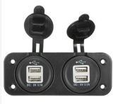 12V-24V Dual USB Car Charger Socket + Power Adapter Outlet Socket Waterproof