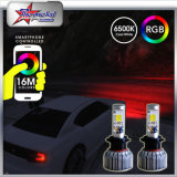 LED Headlight Bulb High Quality Auto Headlight Kit RGB Car Headlight H4 H13 High/Low Beam Auto Lamp Super Bright Front Position Lamp
