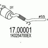 Skoda Audi A3 DPF Diesel Particulate Filter