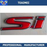 ABS Chrome Badge Sticker Red SI Name Badge Emblems