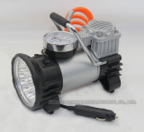 New Style Metal Car Air Pump with LED Lights