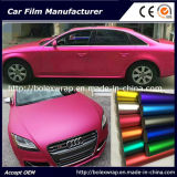 Hot Sell Rose Red Matte Chrome Ice Film Car Wrap Adhesive Vinyl 1.52m Width
