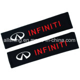 Infinity Car Seat Belt Covers Shoulder Pads Pair Polyester