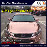 New Arrival Color~~ Top Quality Glossy Mirror Chrome Car Vinyl Wrap Vinyl Film