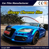 Blue Glossy Chrome Film Car Vinyl Wrap Vinyl Film for Car Wrapping Car Wrap Vinyl