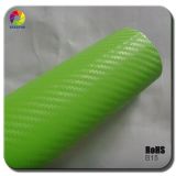 Tsautop Apple Green 3D Carbon Fiber Vinyl for Car Wrapping