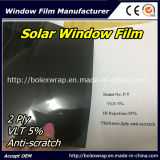 2ply Scratch-Resistant Black 5%Vlt Glass Film, Solar Film, Car Window Film