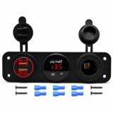 Tent Type Universal Panel Mount Car Dual USB Socket 3.1A Device Charger Power Adapter for 12-24V DC Systems