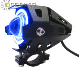 U7 Motorcycle LED Headlight Blue Angel Eye