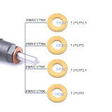 Erikc Bosch F00vc17503 (F 00V C17 503) Common Rail Injector Copper Ring 1.5mm Injector Copper Washers F00V C17 503 Injeciton Heat Shield for Fuel Injection Type