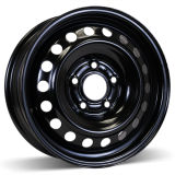 15X6 (5-114.3) Snow Steel Wheel Shiny Black