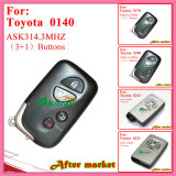 Smart Remote Key for Toyota with 4 Buttons Fsk312MHz 6221 ID71 Wd01 Alphapreviasienna 2005 2008 Silver