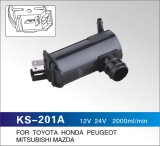 12V/24V OEM Quality Windshield Washer Pump for Toyota, Honda, Peugeot or Universal