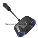 2-Socket Car Power Adapter DC Outlet