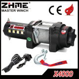 4WD 4000lbs Drum Electric Winch with Remote Control