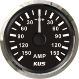 52mm Ammeter/AMP Gauge Black Faceplate with Reasonable+/--150A with Current Pick-up Sensor for Universal Motorcycle Boat Yacht