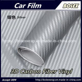 3D Carbon Fiber Film Car Vinyl Sheet Car Vinyl Film Silver