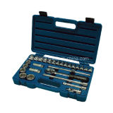 27-Piece Standard (SAE) and Metric Mechanic's Tool Set with Hard Case