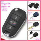Remote Key for Auto Peugeot with 2 Button 434MHz (307 without groove)
