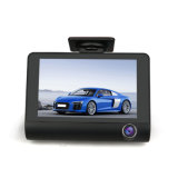 4 Inch FHD 1080P 3 Lens G-Sensor Parking Monitor Car DVR Dash Cam with Car Rear View Backup Camera