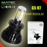 High Power H7 80W 8000lm LED Headlight Head Lamp Kit Beam Bulbs Bulb 6000k Waterproof