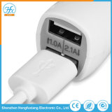 Travel 5V/2.1A Double USB Car Charger for Mobile Phone