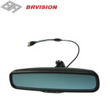 Brvision Passenger Car Mirror Monitor with Front and Backup Camera