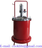 High Pressure Pneumatic Grease Pump Air Operated Lubrication Bucket Mobile Greaser - 50L
