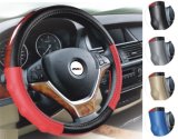 2017 Same Style Winter Soft Fur Chess Grid Steering Wheel Cover