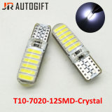 Factory Price T10 7020 12SMD with Silicone Material Car Door Bulbs