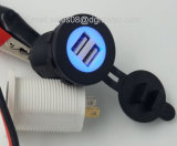 Cigarette Lighter Socket Splitter 12V Dual 2 Port USB Car Charger Power Adaptor Mobile Phone Accessories