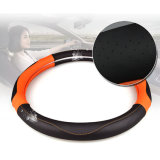 Universal Car Steering-Wheel Covers Handlebar Beard Hand-Stitched 38cm Leather Steering Wheel Cover Auto Accessories