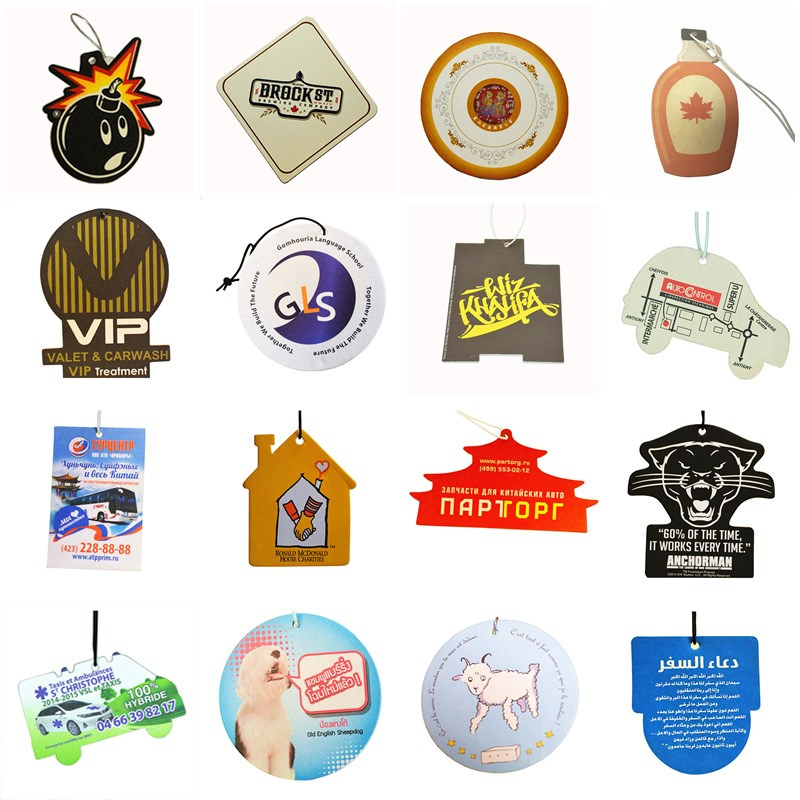 Vent Paper Freshener OEM Paper Car Air Freshener with UR Design